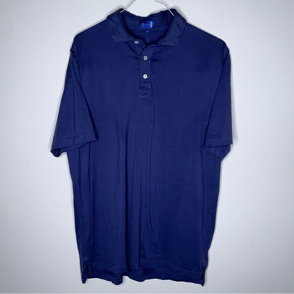Stitch Large Navy Blue Short Sleeve Golf Polo in Size Large - Picture 5 of 5